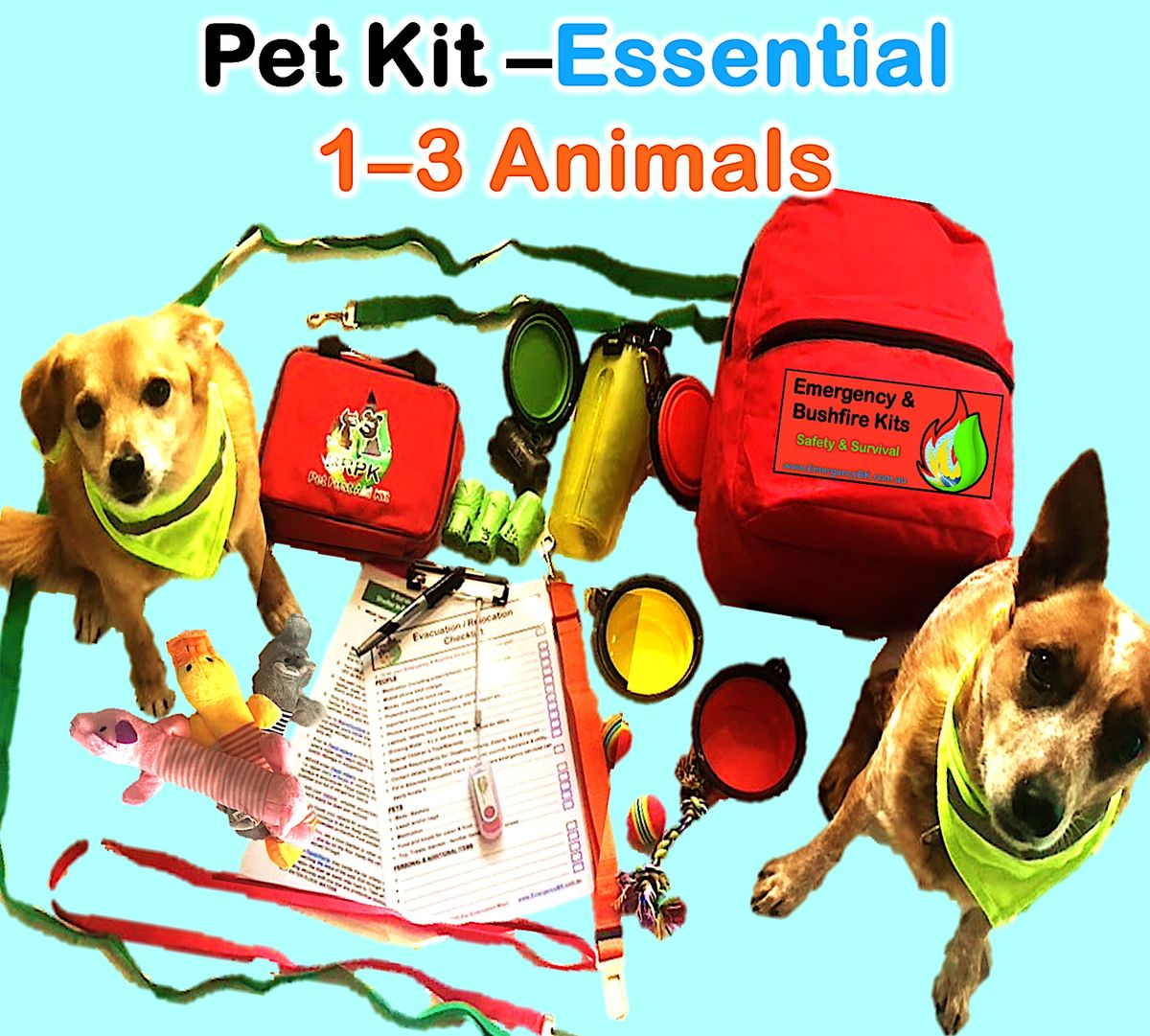 Pet Kit Essential 13 Animals (Pet Safety Kits)